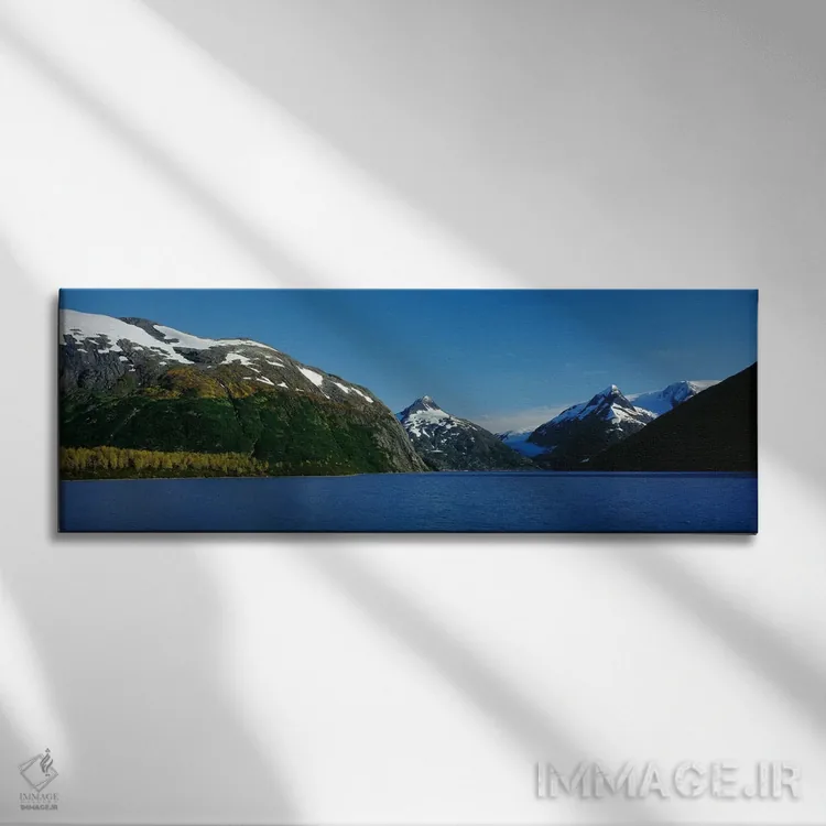 تابلو Chugach National Forest, near Anchorage, Alaska, USA,کوهها در کنار دریا، جنگل ملی چوگچ، نزدیک انکوریج، آلاسکا، آمریکا اثر پانورامیک ایمجز (استودیو عکاسی عریض) - نمای روبهرو روی دیوار