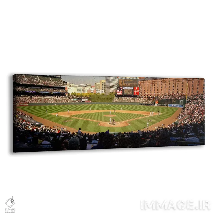 تابلو مسابقه بیسبال در کامدن یاردز، بالتیمور، مریلند، آمریکا (۲) اثر پانورامیک ایمجز (استودیو عکاسی عریض) - نمای پرسپکتیو محصول