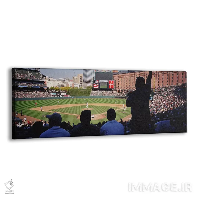 تابلو مسابقه بیسبال در کامدن یاردز، بالتیمور، مریلند، آمریکا اثر پانورامیک ایمجز (استودیو عکاسی عریض) - نمای پرسپکتیو محصول