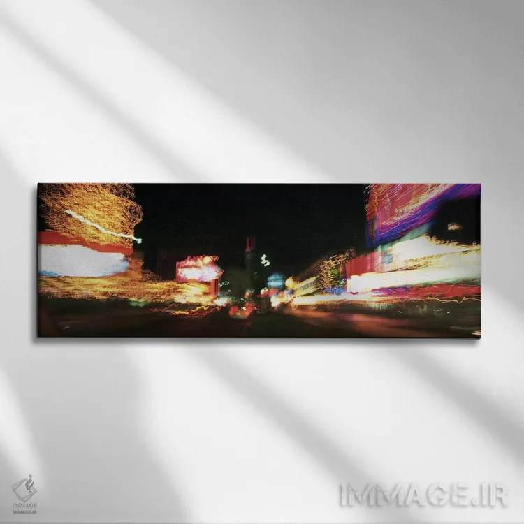 تابلو Las Vegas, Nevada, USA,تیاستریپ در شب، لاس وگاس، نوادا، آمریکا اثر پانورامیک ایمجز (استودیو عکاسی عریض) - نمای روبهرو روی دیوار