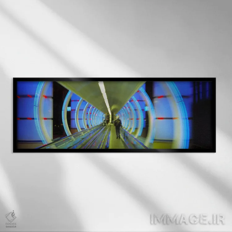 تابلو Las Vegas Nevada, USA,پلهبرقی، لاس وگاس، نوادا، آمریکا اثر پانورامیک ایمجز (استودیو عکاسی عریض) - نمای قابدار مشکی