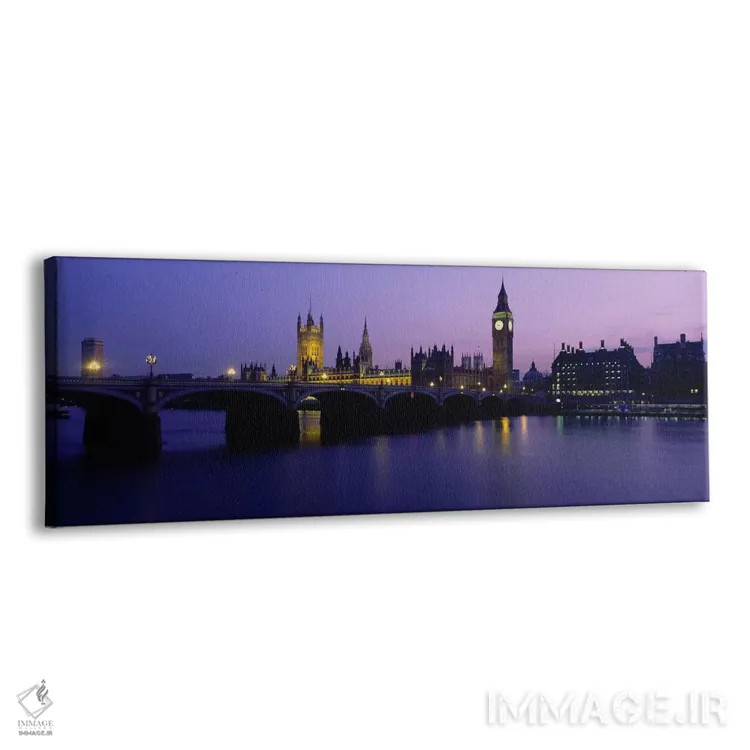 تابلو London, England, United Kingdom,کاخ وستمینستر نورانی (۱)، لندن، انگلستان، بریتانیا اثر پانورامیک ایمجز (استودیو عکاسی عریض) - نمای پرسپکتیو محصول
