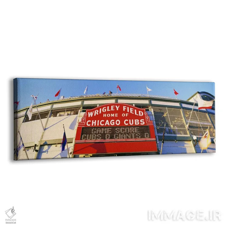 تابلو Chicago, Cubs, baseball,آمریکا، ایلینوی، شیکاگو، کابز، بیسبال اثر پانورامیک ایمجز (استودیو عکاسی عریض) - نمای پرسپکتیو محصول