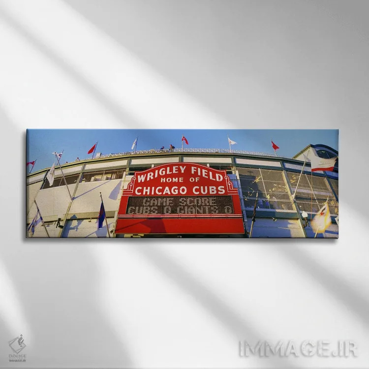 تابلو Chicago, Cubs, baseball,آمریکا، ایلینوی، شیکاگو، کابز، بیسبال اثر پانورامیک ایمجز (استودیو عکاسی عریض) - نمای روبهرو روی دیوار