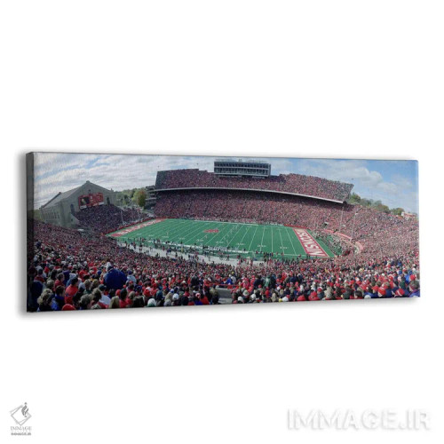 تابلو Camp Randall Stadium, Madison, Wisconsin, USA,مسابقه فوتبال دانشگاه ویسکانسین، ورزشگاه کمپ رندال، مدیسون، ویسکانسین، آمریکا اثر پانورامیک ایمجز (استودیو عکاسی عریض) - نمای پرسپکتیو محصول