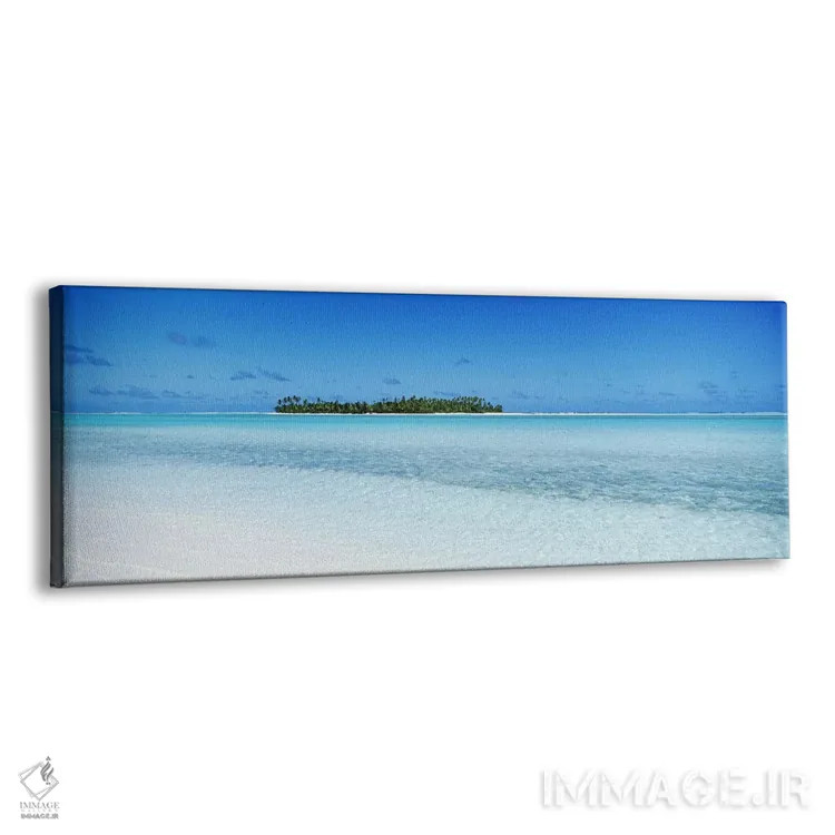 تابلو Aitutaki, Cook Islands,نمای دور از ماینا، آیتوتاکی، جزایر کوک اثر پانورامیک ایمجز (استودیو عکاسی عریض) - نمای پرسپکتیو محصول