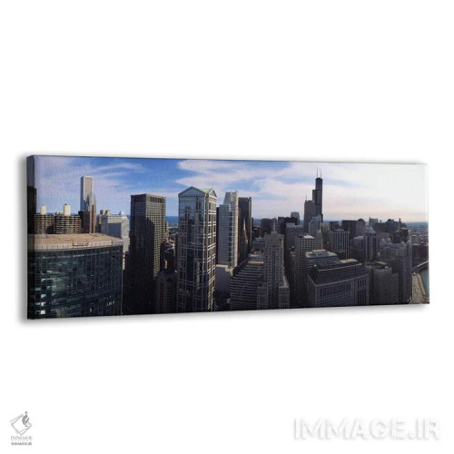 تابلو شیکاگو، ایلینوی (سری دوم) اثر پانورامیک ایمجز (استودیو عکاسی عریض) - نمای پرسپکتیو محصول