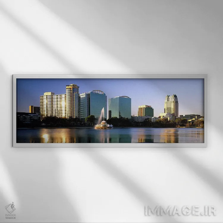 تابلو Florida, USA #2,اورلاندو، فلوریدا، آمریکا (سری دوم) اثر پانورامیک ایمجز (استودیو عکاسی عریض) - نمای قابدار سفید