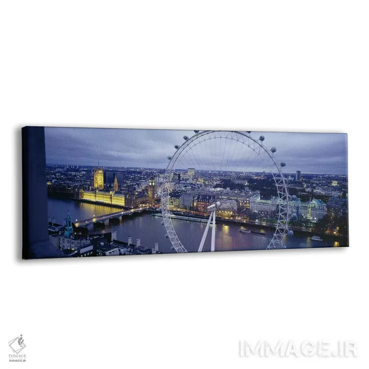 تابلو London, England, United Kingdom,چرخ و فلک لندن (چشم لندن)، لندن، انگلستان، بریتانیا اثر پانورامیک ایمجز (استودیو عکاسی عریض) - نمای پرسپکتیو محصول