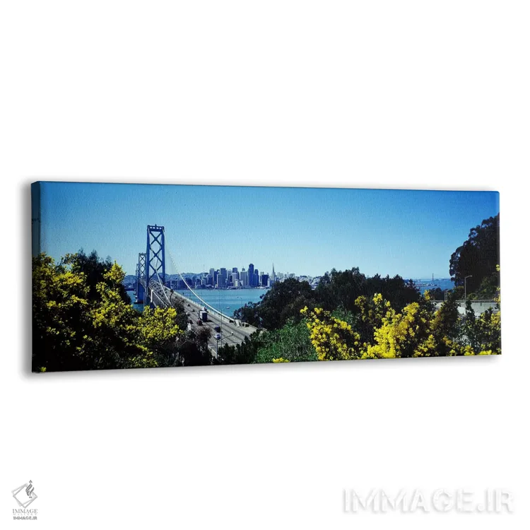 تابلو San Francisco, California, USA,پل بی در سانفرانسیسکو، کالیفرنیا، آمریکا اثر پانورامیک ایمجز (استودیو عکاسی عریض) - نمای پرسپکتیو محصول
