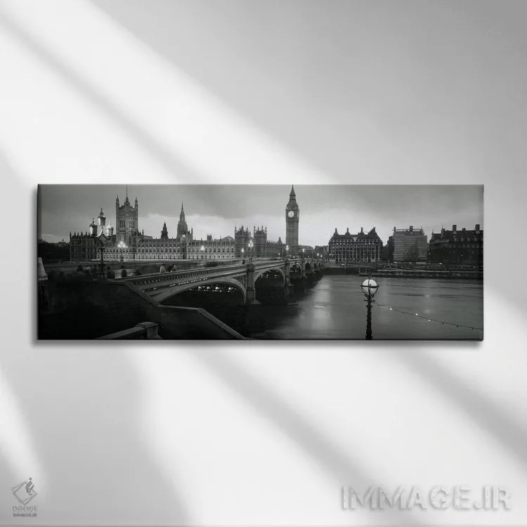 تابلو London, England, United Kingdom,پل وستمینستر، لندن، انگلستان اثر پانورامیک ایمجز (استودیو عکاسی عریض) - نمای روبهرو روی دیوار