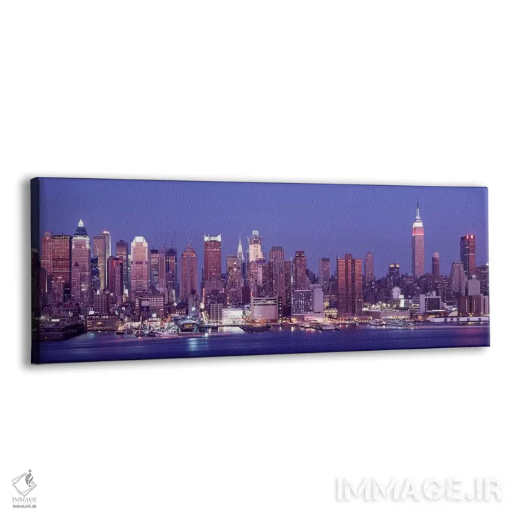 تابلو NYC, New York City, US,غروب در سمت غربی، نیویورک سیتی، آمریکا اثر پانورامیک ایمجز (استودیو عکاسی عریض) - نمای پرسپکتیو محصول