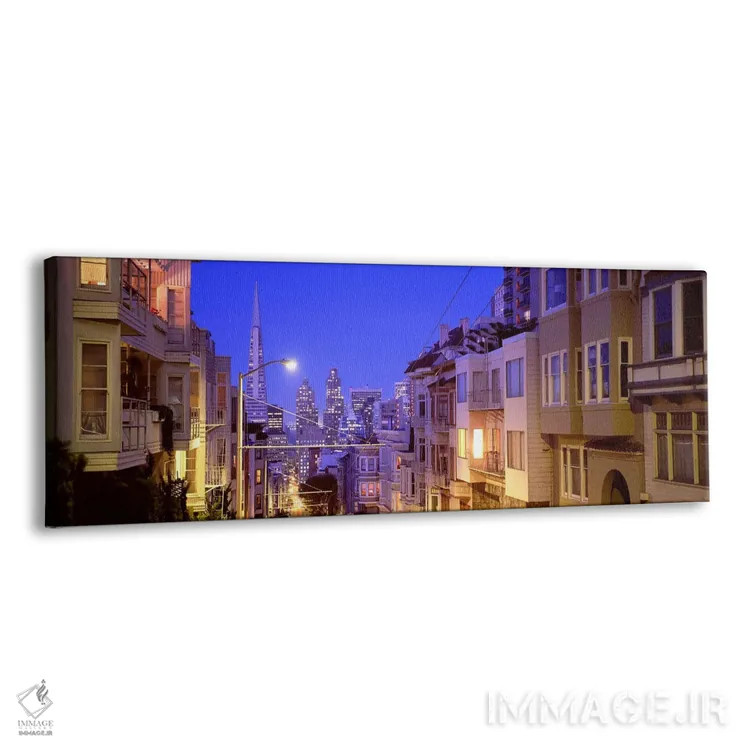 تابلو سانفرانسیسکو، کالیفرنیا اثر پانورامیک ایمجز (استودیو عکاسی عریض) - نمای پرسپکتیو محصول