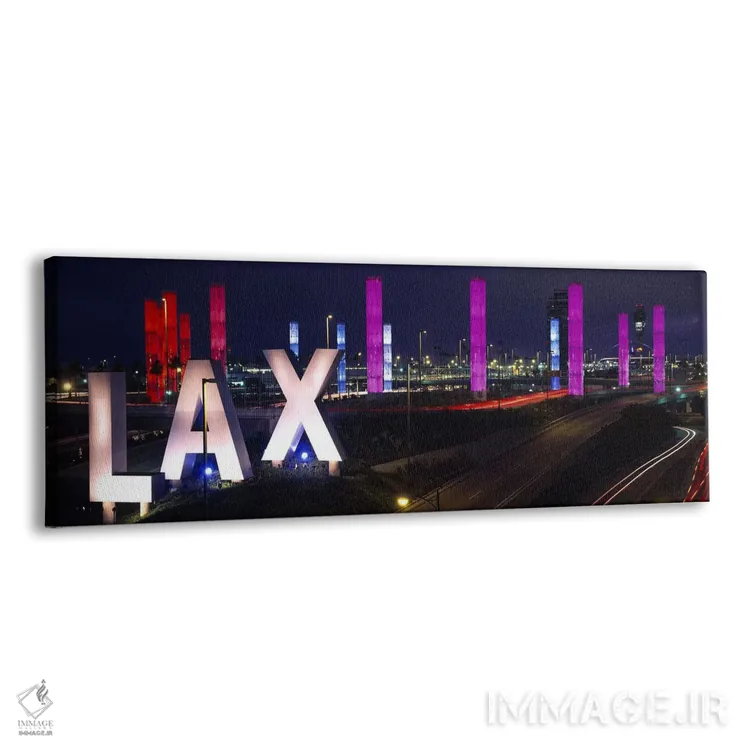 تابلو فرودگاه بینالمللی لسآنجلس، لسآنجلس، کالیفرنیا اثر پانورامیک ایمجز (استودیو عکاسی عریض) - نمای پرسپکتیو محصول