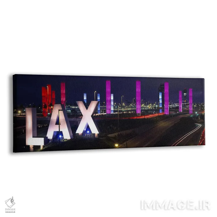 تابلو فرودگاه بینالمللی لسآنجلس، لسآنجلس، کالیفرنیا اثر پانورامیک ایمجز (استودیو عکاسی عریض) - نمای پرسپکتیو محصول