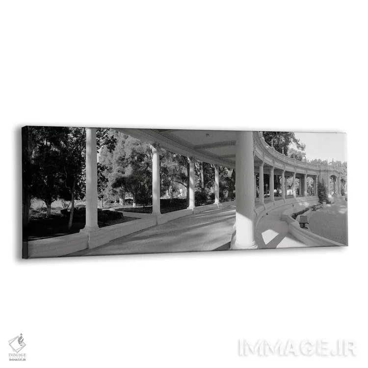 تابلو Balboa Park, San Diego, California, USA #2,آلاچیق در پارک، پارک بالبوآ، سندیهگو، کالیفرنیا، آمریکا (شماره ۲) اثر پانورامیک ایمجز (استودیو عکاسی عریض) - نمای پرسپکتیو محصول