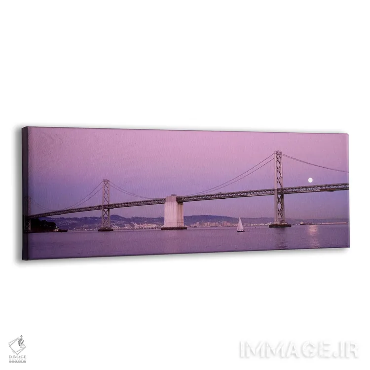 تابلو Bay Bridge, San Francisco, California, USA,پل معلق روی خلیج، پل بی، سانفرانسیسکو، کالیفرنیا، آمریکا اثر پانورامیک ایمجز (استودیو عکاسی عریض) - نمای پرسپکتیو محصول