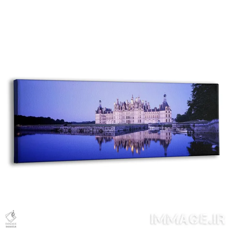تابلو Loire Valley, France,قلعه شاتو دو شامبور در غروب، دره لوآر، فرانسه اثر پانورامیک ایمجز (استودیو عکاسی عریض) - نمای پرسپکتیو محصول