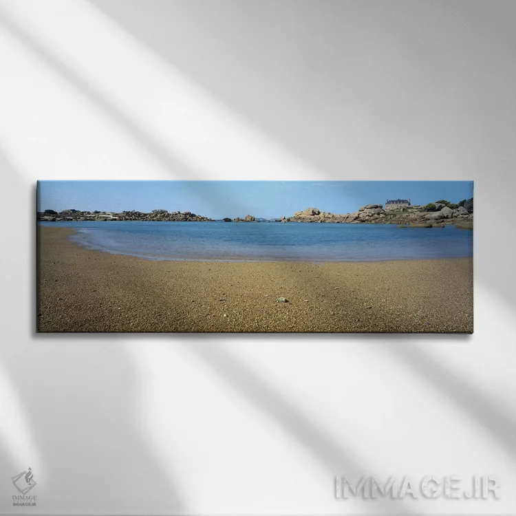 تابلو بریتانی، فرانسه اثر پانورامیک ایمجز (استودیو عکاسی عریض) - نمای روبهرو روی دیوار