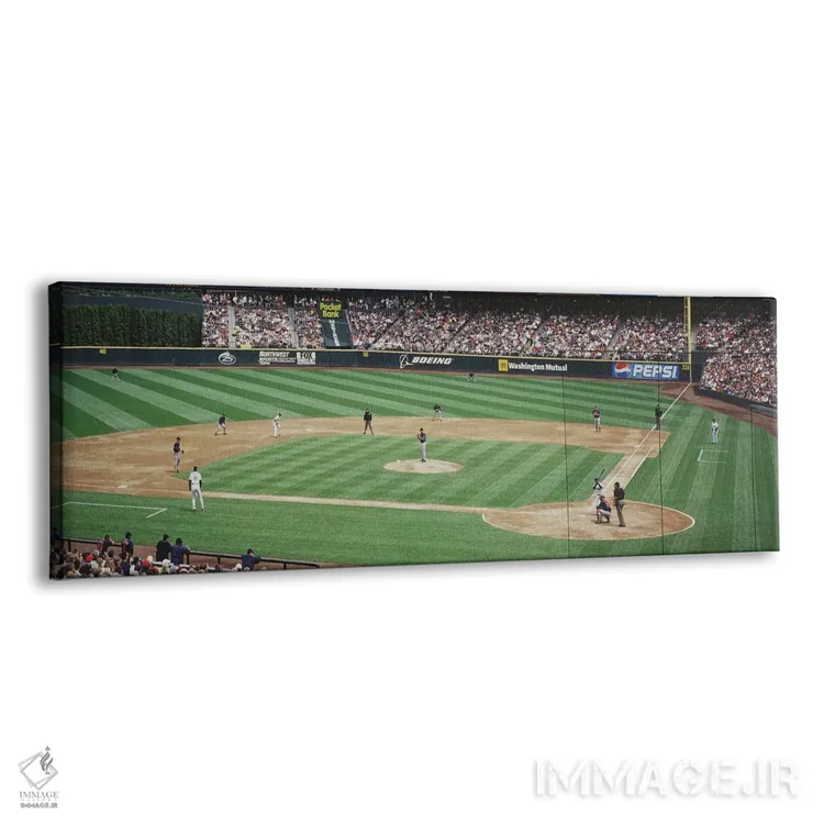 تابلو ورزشگاه سیفکو، سیاتل، واشینگتن (شماره ۲) اثر پانورامیک ایمجز (استودیو عکاسی عریض) - نمای پرسپکتیو محصول