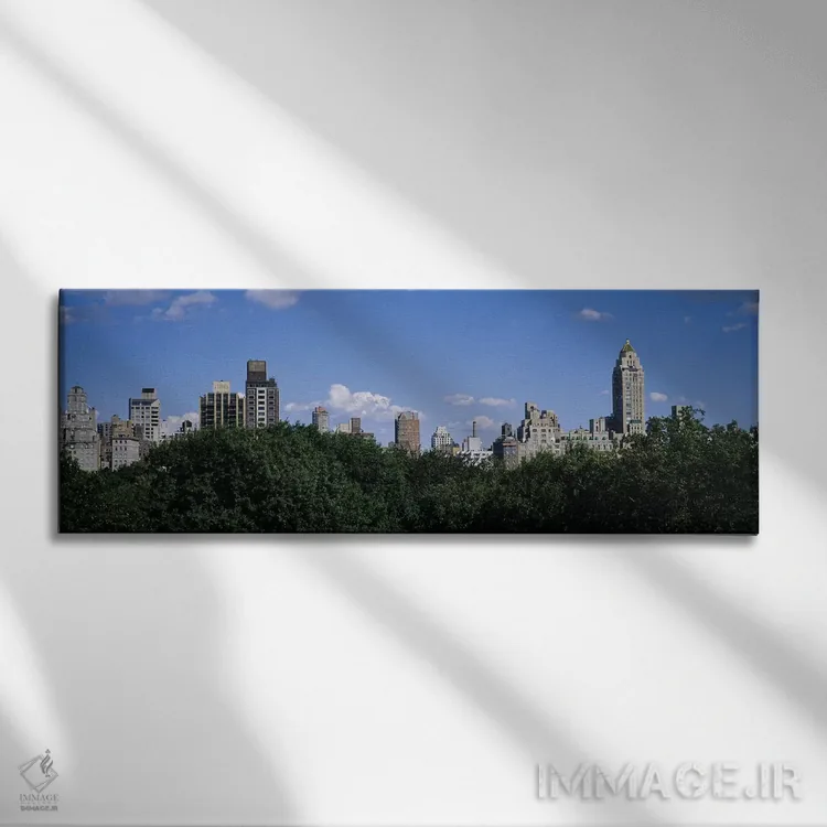 تابلو New York City, New York State, USA,ساختمانها در شهر، منهتن، نیویورک، ایالت نیویورک، آمریکا اثر پانورامیک ایمجز (استودیو عکاسی عریض) - نمای روبهرو روی دیوار