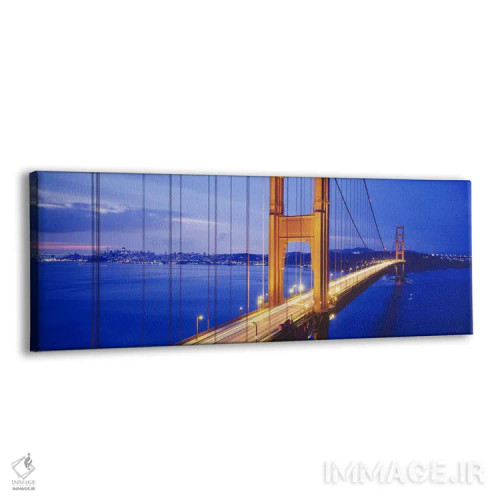 تابلو San Francisco, California, USA #3,پل گلدن گیت، سانفرانسیسکو، کالیفرنیا، ایالات متحده (نمونه ۳) اثر پانورامیک ایمجز (استودیو عکاسی عریض) - نمای پرسپکتیو محصول