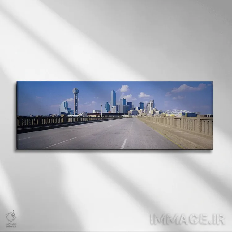 تابلو Dallas, Texas, USA #2,ساختمانها در شهر، دالاس، تگزاس، ایالات متحده (نمونه ۲) اثر پانورامیک ایمجز (استودیو عکاسی عریض) - نمای روبهرو روی دیوار