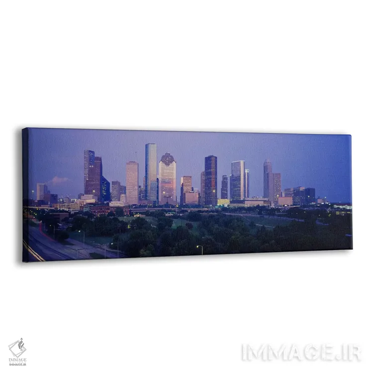 تابلو Houston, Texas, USA #3,ساختمانها در شهر، هیوستون، تگزاس، ایالات متحده (نمونه ۳) اثر پانورامیک ایمجز (استودیو عکاسی عریض) - نمای پرسپکتیو محصول