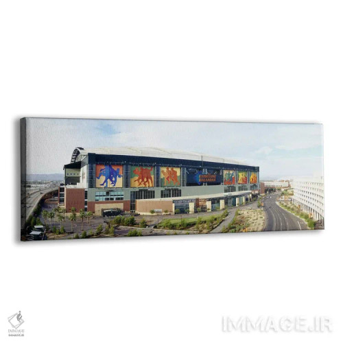 تابلو Phoenix, Arizona, USA,نمای زاویه بالا از ورزشگاه بیسبال، بانک وان بالپارک، فینیکس، آریزونا، ایالات متحده اثر پانورامیک ایمجز (استودیو عکاسی عریض) - نمای پرسپکتیو محصول