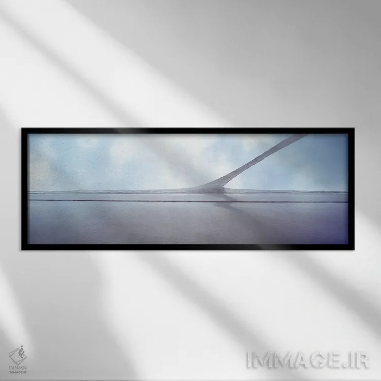 تابلو Gateway Arch, St. Louis, Missouri, USA,نمای زاویه پایین از دروازه آرچ، سنت لوئیس، میزوری، ایالات متحده اثر پانورامیک ایمجز (استودیو عکاسی عریض) - نمای قابدار مشکی