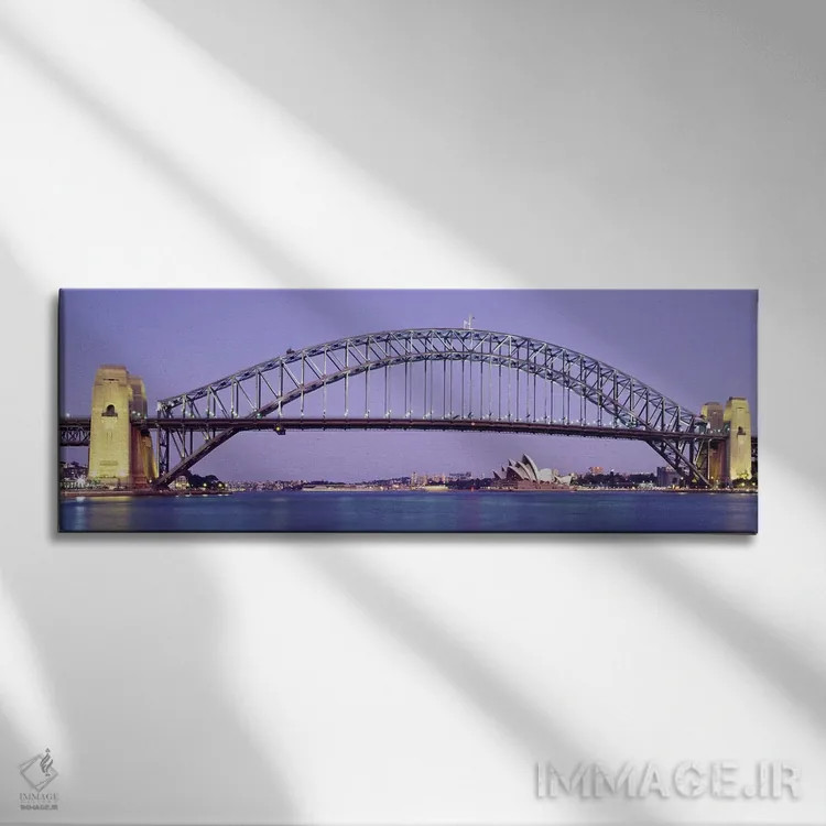 تابلو Sydney, New South Wales, Australia,پل بندرگاه سیدنی، سیدنی، استرالیا اثر پانورامیک ایمجز (استودیو عکاسی عریض) - نمای روبهرو روی دیوار