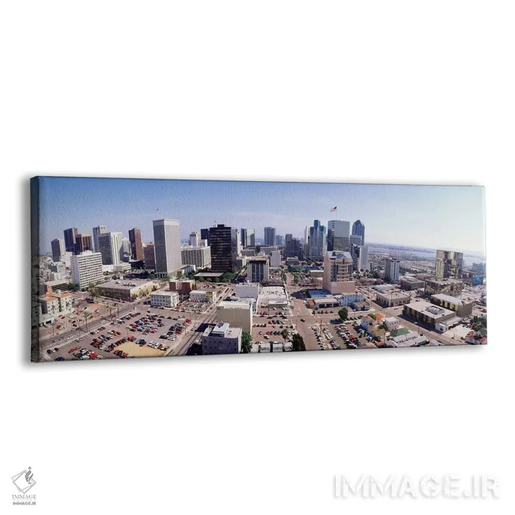 تابلو California, San Diego, Downtown District,ایالات متحده، کالیفرنیا، سندیگو، منطقه مرکز شهر اثر پانورامیک ایمجز (استودیو عکاسی عریض) - نمای پرسپکتیو محصول