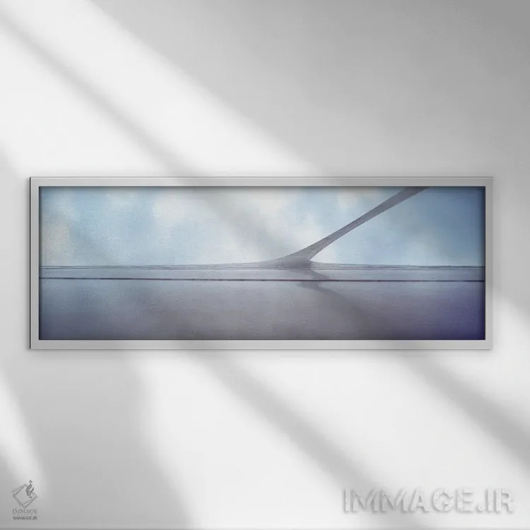 تابلو Gateway Arch, St. Louis, Missouri, USA,نمای زاویه پایین از دروازه آرچ، سنت لوئیس، میزوری، ایالات متحده اثر پانورامیک ایمجز (استودیو عکاسی عریض) - نمای قابدار سفید