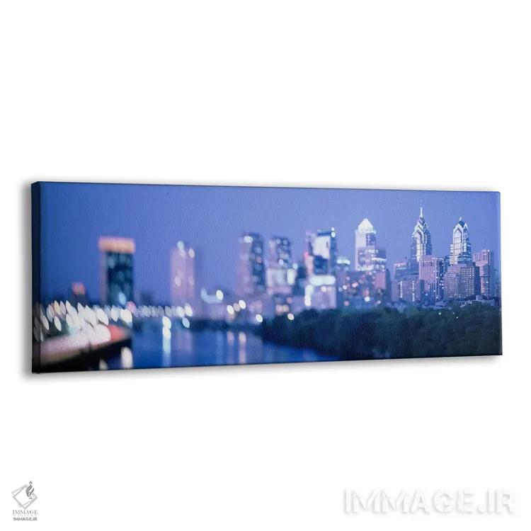 تابلو Schuylkill River, Philadelphia, Pennsylvania, USA,رودخانه شوئیکیل عبوری از شهر، فیلادلفیا، پنسیلوانیا، ایالات متحده اثر پانورامیک ایمجز (استودیو عکاسی عریض) - نمای پرسپکتیو محصول