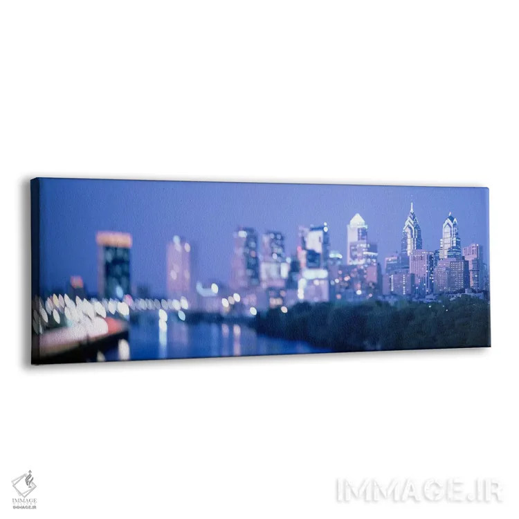 تابلو Schuylkill River, Philadelphia, Pennsylvania, USA,رودخانه شوئیکیل عبوری از شهر، فیلادلفیا، پنسیلوانیا، ایالات متحده اثر پانورامیک ایمجز (استودیو عکاسی عریض) - نمای پرسپکتیو محصول