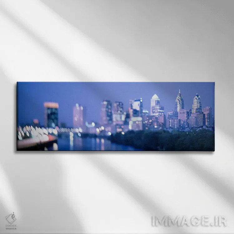 تابلو Schuylkill River, Philadelphia, Pennsylvania, USA,رودخانه شوئیکیل عبوری از شهر، فیلادلفیا، پنسیلوانیا، ایالات متحده اثر پانورامیک ایمجز (استودیو عکاسی عریض) - نمای روبهرو روی دیوار
