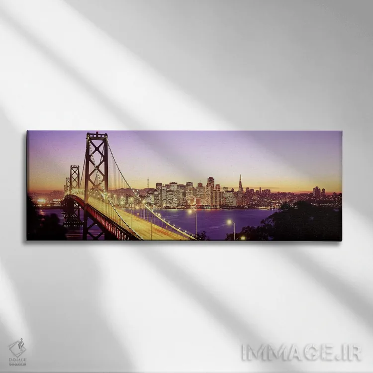 تابلو سانفرانسیسکو، کالیفرنیا، ایالات متحده اثر پانورامیک ایمجز (استودیو عکاسی عریض) - نمای روبهرو روی دیوار
