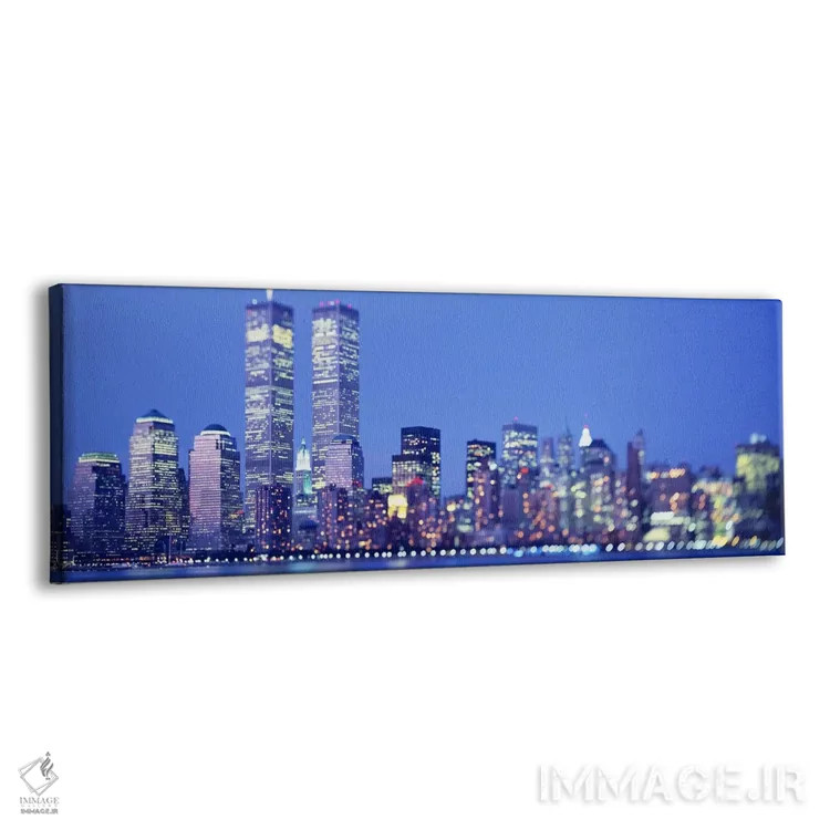 تابلو Lower Manhattan, NYC, New York City, New York State, USA,عصر، منهتن سفلی، نیویورک، ایالات متحده اثر پانورامیک ایمجز (استودیو عکاسی عریض) - نمای پرسپکتیو محصول