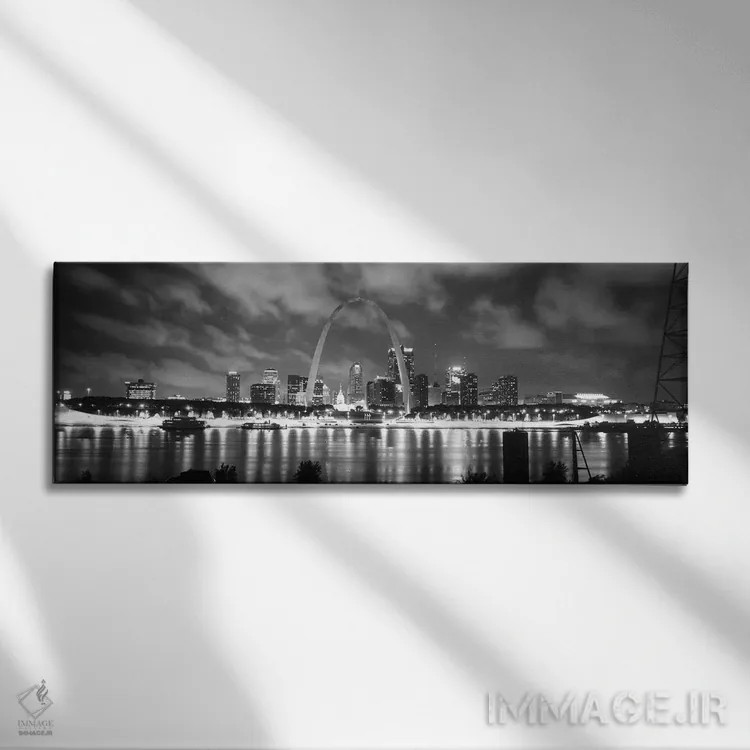 تابلو عصر، سنت لوئیس، میزوری، ایالات متحده اثر پانورامیک ایمجز (استودیو عکاسی عریض) - نمای روبهرو روی دیوار
