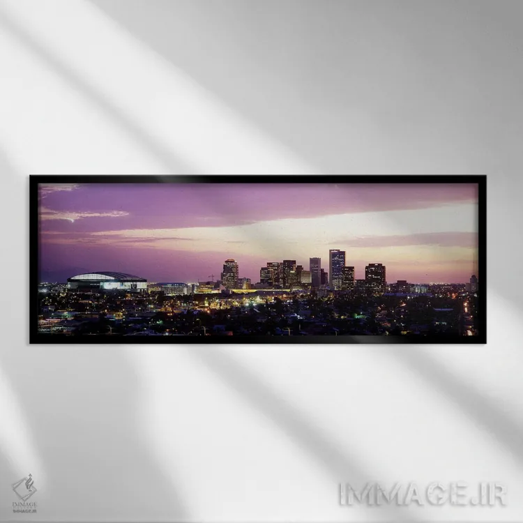 تابلو فینیکس، آریزونا، ایالات متحده اثر پانورامیک ایمجز (استودیو عکاسی عریض) - نمای قابدار مشکی