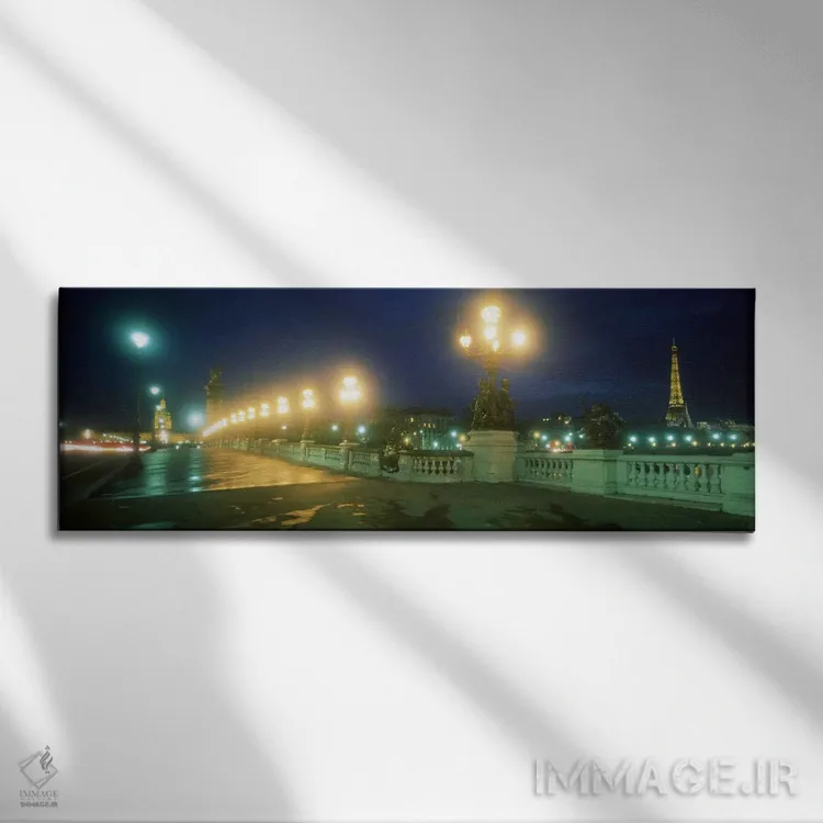 تابلو عصر، پاریس، فرانسه اثر پانورامیک ایمجز (استودیو عکاسی عریض) - نمای روبهرو روی دیوار