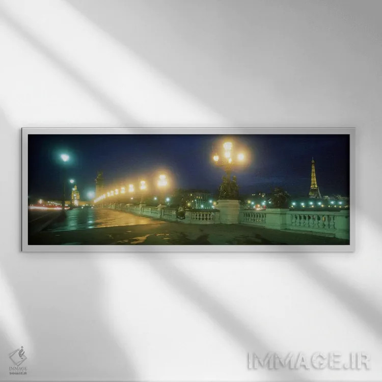 تابلو عصر، پاریس، فرانسه اثر پانورامیک ایمجز (استودیو عکاسی عریض) - نمای قابدار سفید
