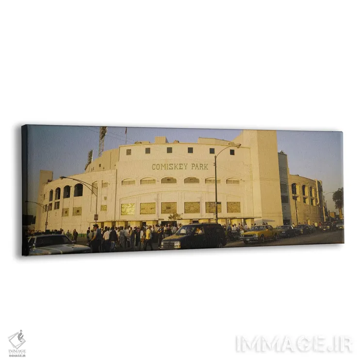 تابلو old Comiskey Park, Chicago, Cook County, Illinois, USA,نمای بیرونی یک ورزشگاه، پارک قدیمی کومیستکی، شیکاگو، ایلینوی، آمریکا اثر پانورامیک ایمجز (استودیو عکاسی عریض) - نمای پرسپکتیو محصول