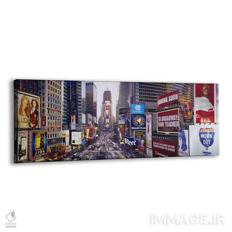 تابلو Midtown Manhattan, New York City, New York, USA,تایمز اسکور، مرکز منهتن، نیویورک، آمریکا اثر پانورامیک ایمجز (استودیو عکاسی عریض) - نمای پرسپکتیو محصول