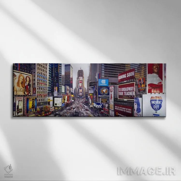 تابلو Midtown Manhattan, New York City, New York, USA,تایمز اسکور، مرکز منهتن، نیویورک، آمریکا اثر پانورامیک ایمجز (استودیو عکاسی عریض) - نمای روبهرو روی دیوار