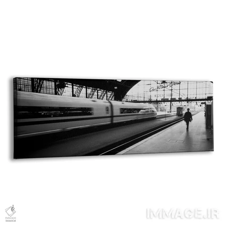 تابلو Koln Hauptbahnhof, Innenstadt, Cologne, North Rhine-Westphalia, Germany,نمای حرکت محو یک قطار departing، ایستگاه مرکزی کلن، شهر داخلی، نوردراین-وستفالن، آلمان اثر پانورامیک ایمجز (استودیو عکاسی عریض) - نمای پرسپکتیو محصول