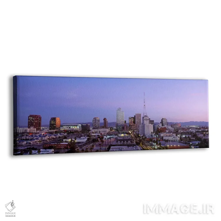 تابلو Phoenix, Arizona, Maricopa County, USA,خط افق مرکز شهر هنگام غروب، فینیکس، آریزونا، شهرستان مریکوپا، آمریکا اثر پانورامیک ایمجز (استودیو عکاسی عریض) - نمای پرسپکتیو محصول