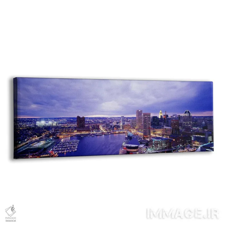 تابلو Maryland, Baltimore, cityscape,آمریکا، مریلند، بالتیمور، نمای شهری اثر پانورامیک ایمجز (استودیو عکاسی عریض) - نمای پرسپکتیو محصول