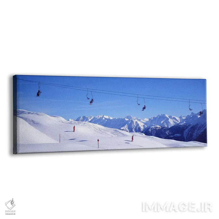 تابلو تلهکابین کوهستان، سوئیس اثر پانورامیک ایمجز (استودیو عکاسی عریض) - نمای پرسپکتیو محصول