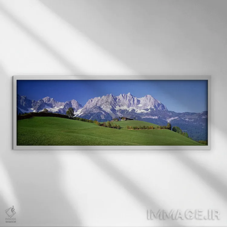 تابلو المائو، وایلدر کایزر، تیرول، اتریش اثر پانورامیک ایمجز (استودیو عکاسی عریض) - نمای قابدار سفید